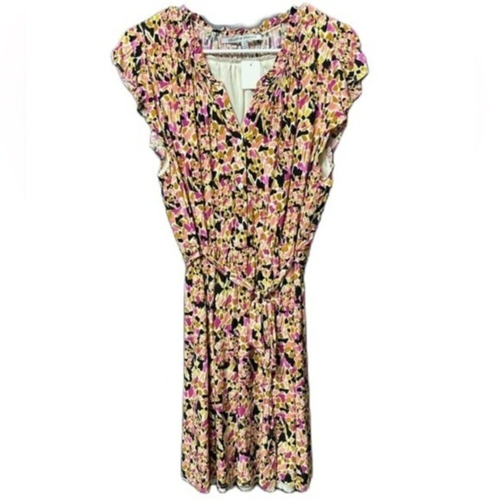 Collective Concepts Mixed Colored Pattern Dress Size Large